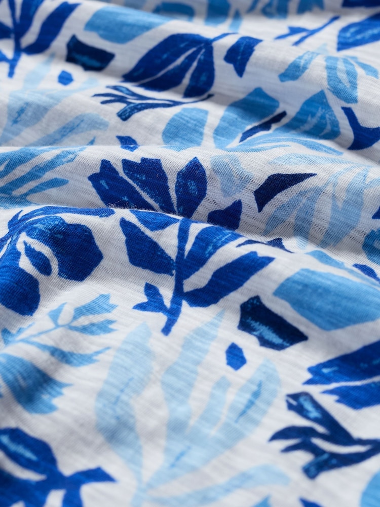 Seasalt Cornwall Blue Busy Lizzy Short Sleeve 100% Cotton Tunic - Image 5 of 5 Seasalt Cornwall Blue Busy Lizzy Short Sleeve 100% Cotton Tunic - Image 5 of 5