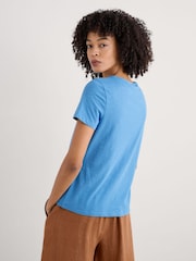 Seasalt Cornwall Blue Camerance T-Shirt - Image 2 of 5