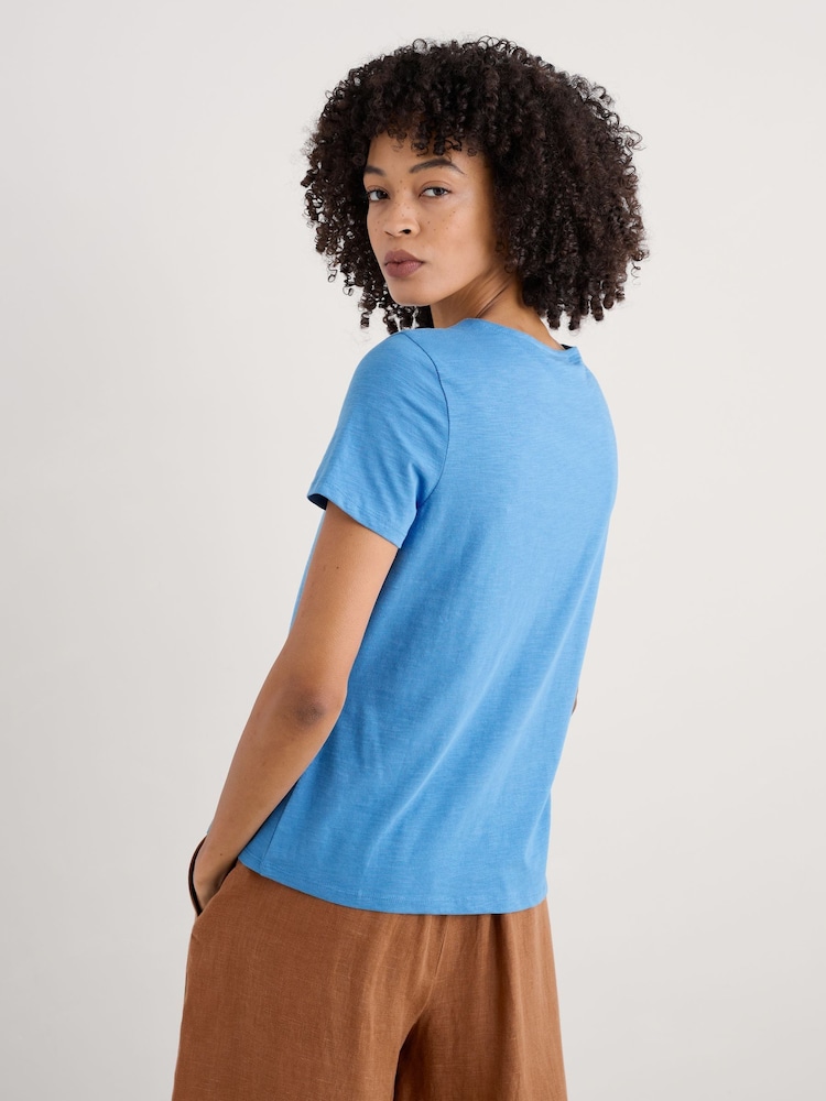 Seasalt Cornwall Blue Camerance T-Shirt - Image 2 of 5