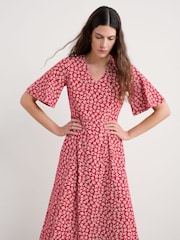Seasalt Cornwall Red Petite Petite Nancy Jersey Above-Ankle Dress - Image 3 of 5