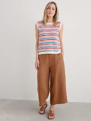 Camiseta sin mangas de punto de algodón y lino Knavock de Seasalt Cornwall - Imagen 5 de 8