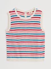 Camiseta sin mangas de punto de algodón y lino Knavock de Seasalt Cornwall - Imagen 7 de 8