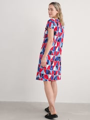 Seasalt Cornwall Multi Chrome Petite Petite River Cove Shift 100% Cotton Dress - Image 2 of 5