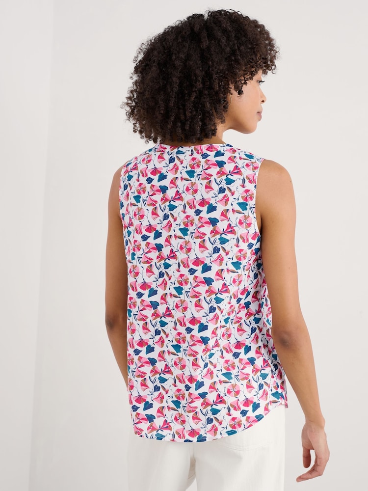 Rosa - Seasalt Cornwall Cobbs Well Sleeveless 100% Cotton Vest - Imagen 2 de 5