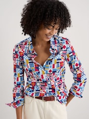 Seasalt Cornwall Multi Larissa 100% Cotton Shirt - Image 1 of 6