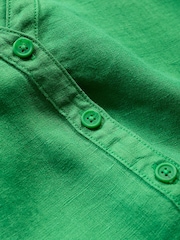 Seasalt Cornwall Green Little Croft 100% Linen Tunic - Image 5 of 5