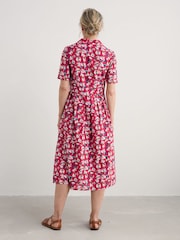 Seasalt Cornwall Red Multi Charlotte 100% Cotton Dress - Image 3 of 5