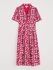 Seasalt Cornwall Red Multi Charlotte 100% Cotton Dress - Image 4 of 5