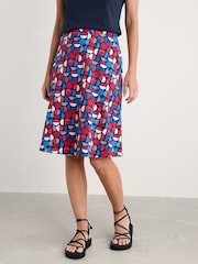 Seasalt Cornwall Black Rose A-Line Skirt - Image 1 of 5