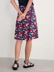 Seasalt Cornwall Black Rose A-Line Skirt - Image 2 of 5