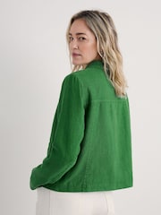 Seasalt Cornwall Light Green Arame Linen Jacket - Image 2 of 5
