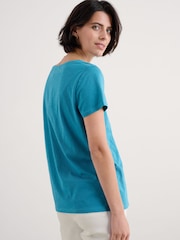 Azul - Seasalt Cornwall Kellow 100% Cotton T-Shirt - Imagen 3 de 7