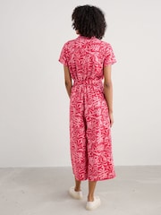 Rosa - Seasalt Cornwall Petite Treen Cove 100% Linen Jumpsuit - Imagen 2 de 5