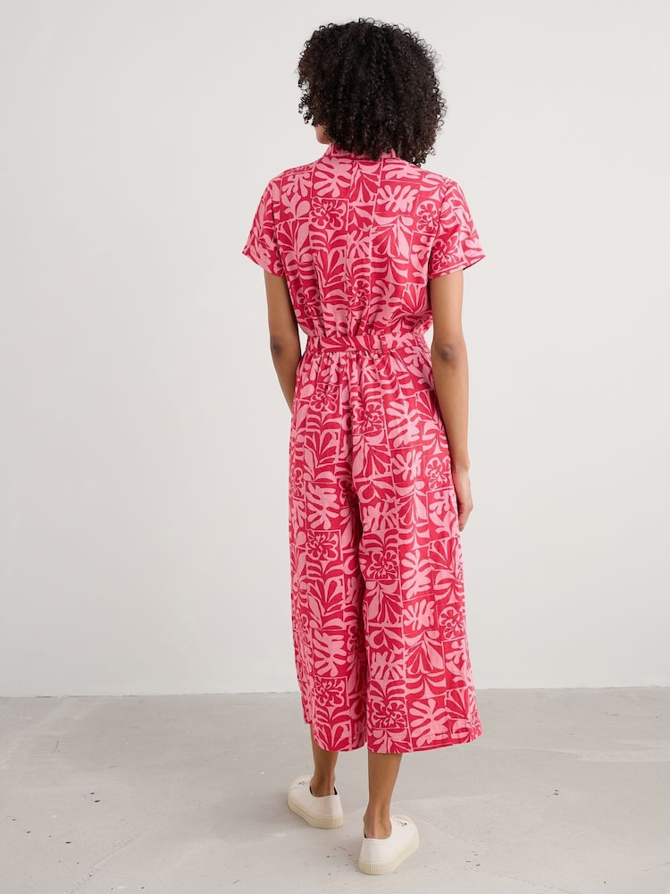 Rosa - Seasalt Cornwall Petite Treen Cove 100% Linen Jumpsuit - Imagen 2 de 5