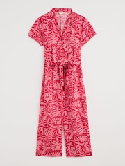 Rosa - Seasalt Cornwall Petite Treen Cove 100% Linen Jumpsuit - Imagen 4 de 5