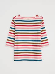 Rayo rosa - Seasalt Cornwall 100% Cotton Multi Sailor Top - Imagen 4 de 5
