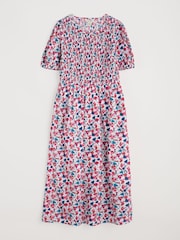 Seasalt Cornwall Multi Petite Meadowsweet Short Sleeve 100% Cotton Dress - Image 4 of 5