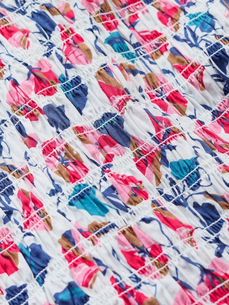 Seasalt Cornwall Multi Petite Meadowsweet Short Sleeve 100% Cotton Dress - Image 5 of 5