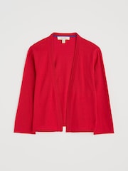 Seasalt Cornwall Red Vanessa 100% Cotton Cardigan - Image 4 of 5
