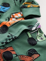 Green Race Car Snuggle Fit Single Pyjamas (1.5-9yrs) - Image 4 of 4