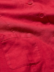 Seasalt Cornwall Red Arame Linen Jacket - Image 5 of 5