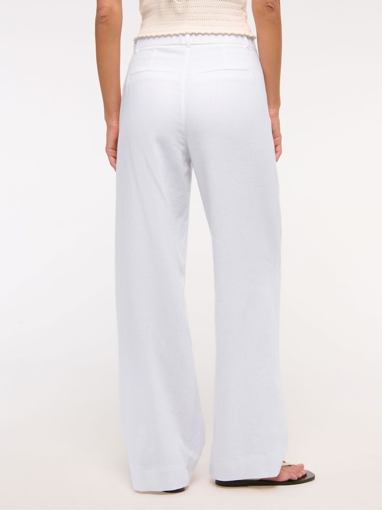 Abercrombie & Fitch Low Rise Linen Trousers - Image 2 of 6