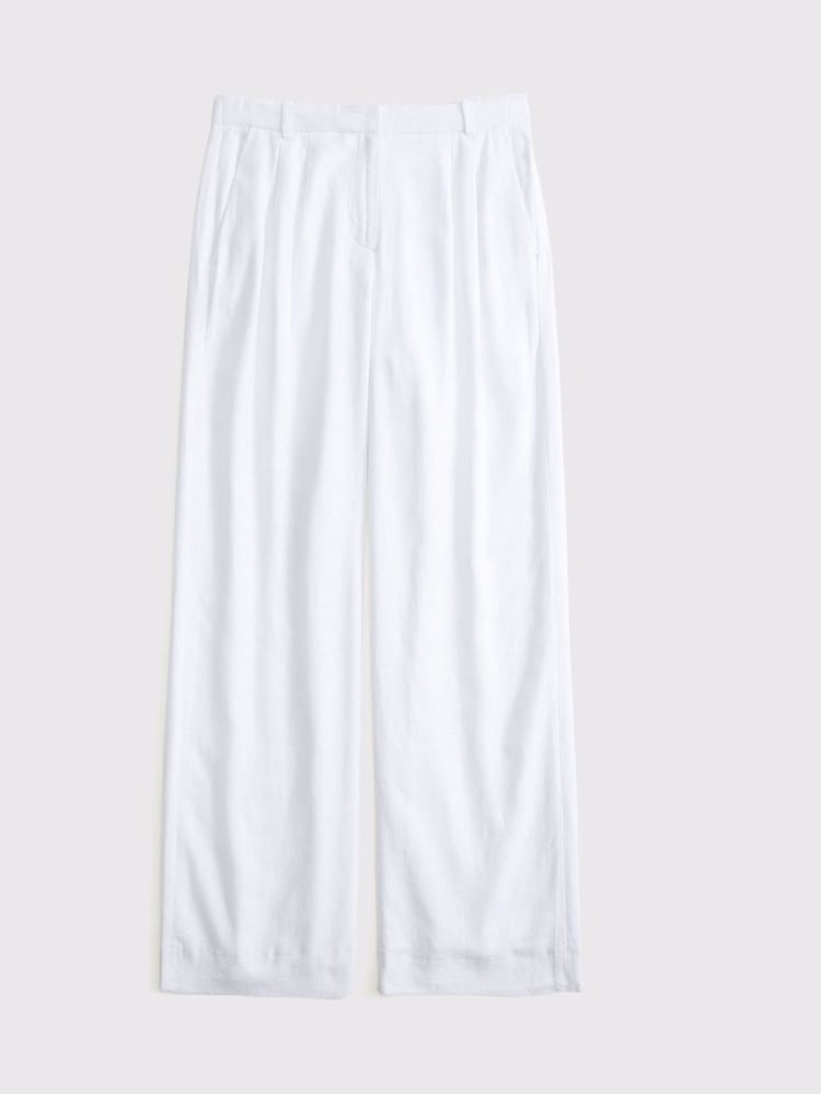Abercrombie & Fitch Low Rise Linen Trousers - Image 6 of 6