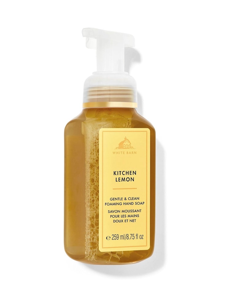 Bath & Body Works White Barn Kitchen Lemon Gentle & Clean Foaming Hand Soap 259ml - Image 3 of 3