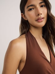 Body Halterneck Verde Abercrombie & Fitch - Imagem 3 de 4