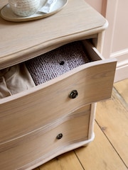 Laura Ashley Whitewash Oak Someford 3 Drawer Chest of Drawers - Image 3 of 9
