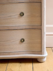 Laura Ashley Whitewash Oak Someford 3 Drawer Chest of Drawers - Image 5 of 9