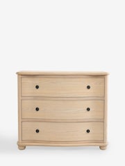 Laura Ashley Whitewash Oak Someford 3 Drawer Chest of Drawers - Image 6 of 9