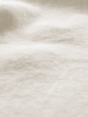 Seasalt Cornwall White 100% Linen Tide Flow Wide Leg Linen Trousers - Image 5 of 5