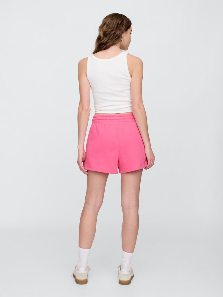 Gap Pink Vintage Logo Pull On Shorts - Image 2 of 5