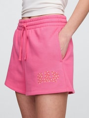 Gap Pink Vintage Logo Pull On Shorts - Image 4 of 5