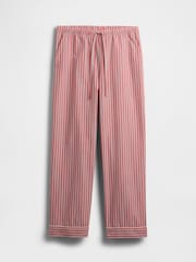 Red Stripe - Gap 100% Cotton Poplin Pyjama Bottoms - Image 4 of 4
