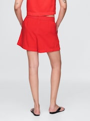 Gap Red UltraSoft Denim Easy Shorts - Image 2 of 5