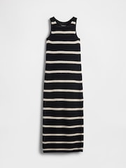 Gap Black/White Stripe Crochet Maxi Dress - Image 4 of 5