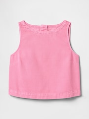 Gap Pink UltraSoft Denim Shell Vest Top - Image 4 of 4