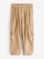 Gap Brown Mid Rise Twill Barrel Trousers - Image 8 of 13