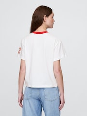 Gap White Rolling Stones Relaxed Graphic Band Tee - Image 2 of 4