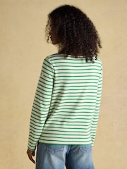 Red Pink & Green Stripe - Joules Harbour Boat Neck Breton Tops 2 Pack - Bild 4 von 7