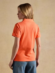 オレンジ - Joules Woody コットンピケ半袖ポロシャツ - 画像 2 / 10