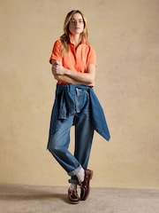 オレンジ - Joules Woody コットンピケ半袖ポロシャツ - 画像 3 / 10