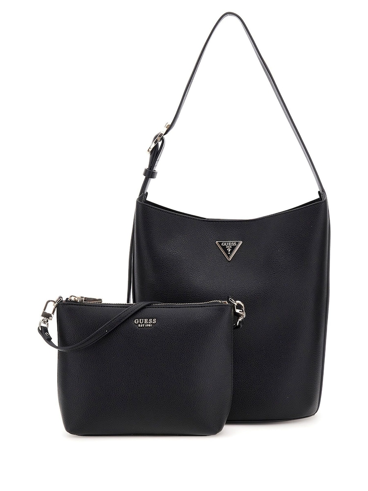 Guess Meridian Large Bucket Black Bag - Image 1 of 4