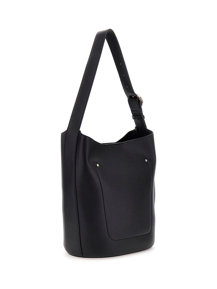 Guess Meridian Large Bucket Black Bag - Image 2 of 4