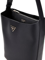 Guess Meridian Large Bucket Black Bag - Image 3 of 4