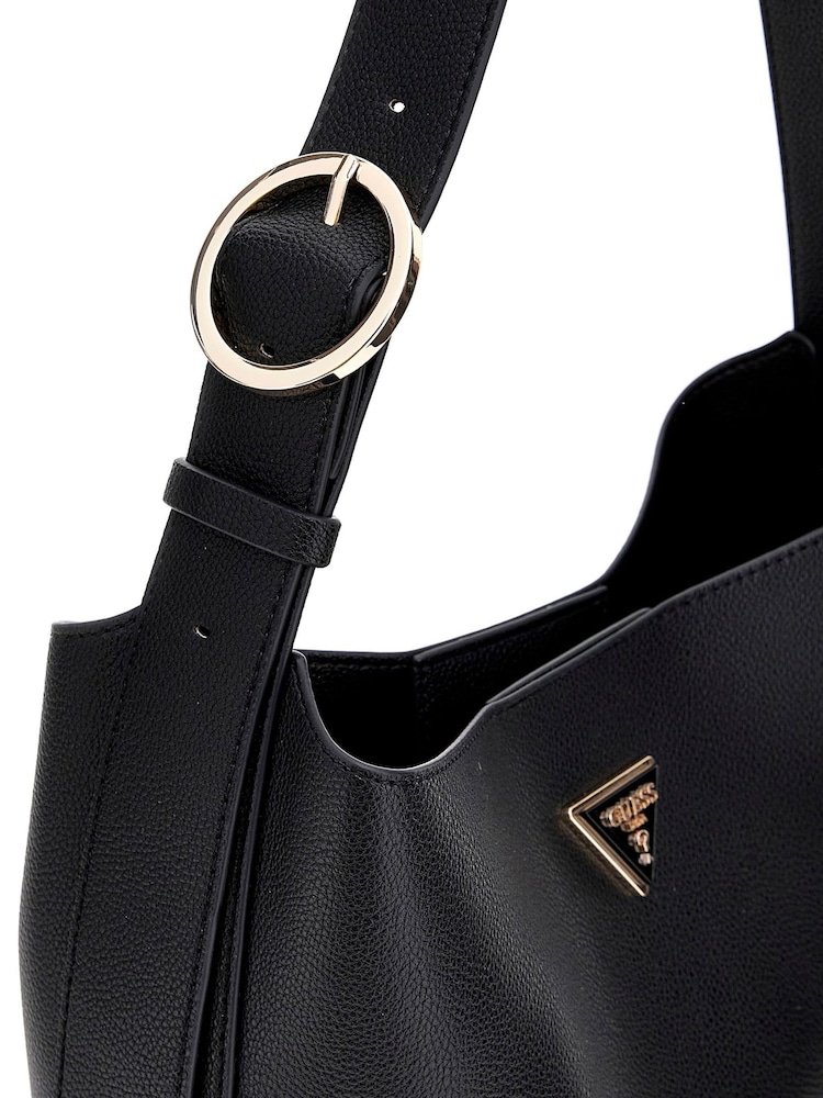 Guess Meridian Large Bucket Black Bag - Image 4 of 4