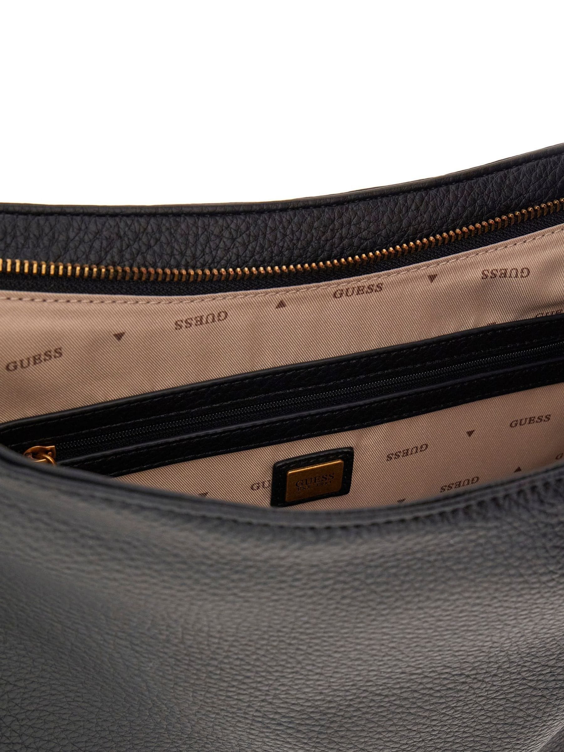Buy Guess Black Camden Large Logo Slouchy Bag from Next USA
