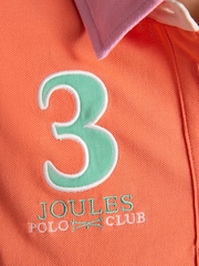 Joules Beaufort Harlequin Embroidered Short Sleeve Polo Shirt - Image 6 of 11